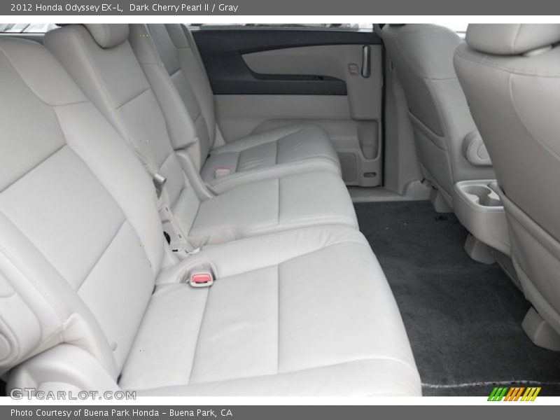 Dark Cherry Pearl II / Gray 2012 Honda Odyssey EX-L