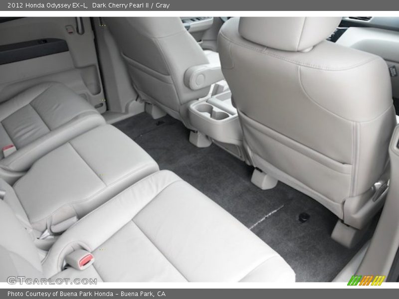 Dark Cherry Pearl II / Gray 2012 Honda Odyssey EX-L