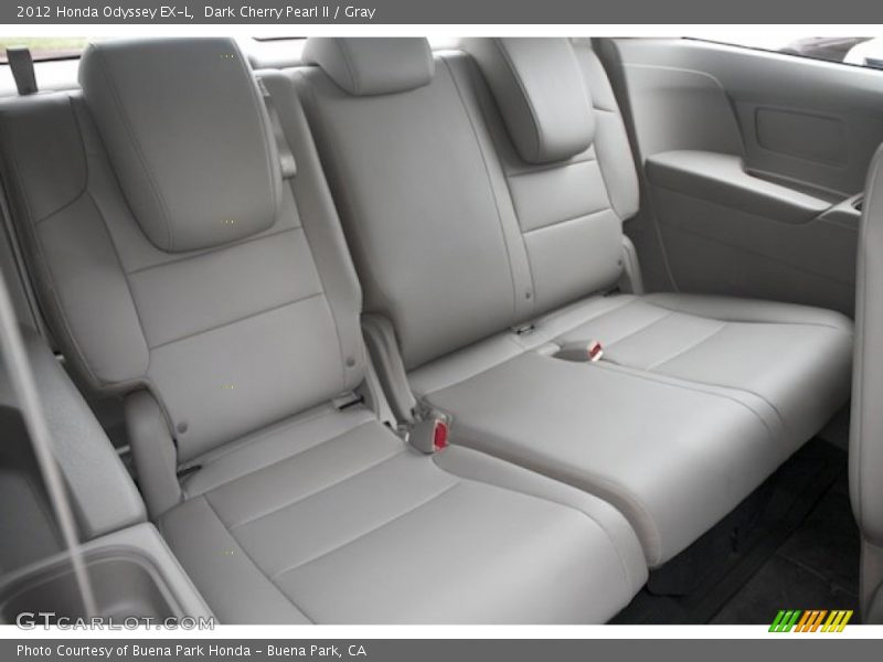 Dark Cherry Pearl II / Gray 2012 Honda Odyssey EX-L