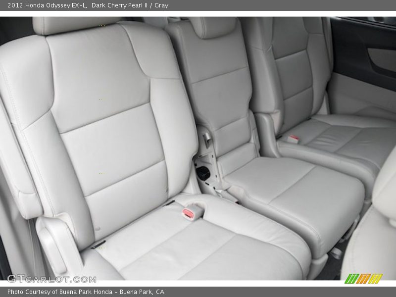Dark Cherry Pearl II / Gray 2012 Honda Odyssey EX-L