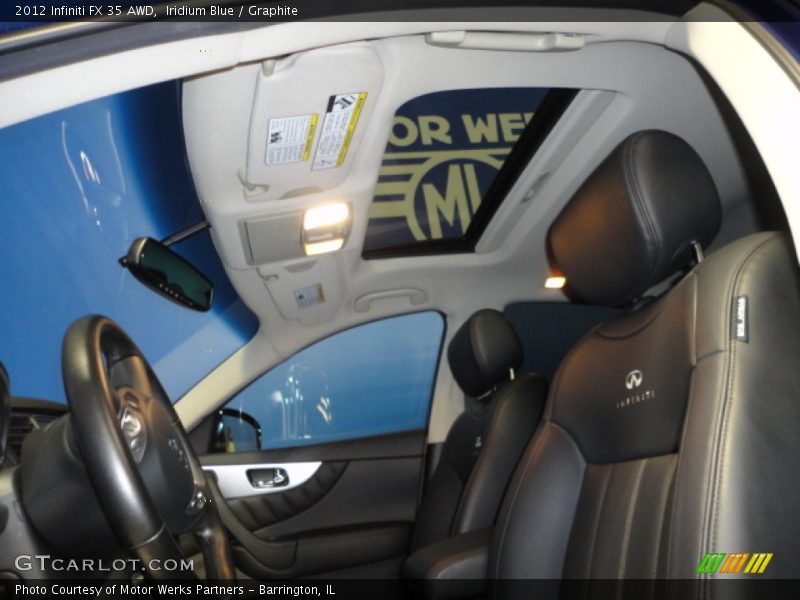 Iridium Blue / Graphite 2012 Infiniti FX 35 AWD