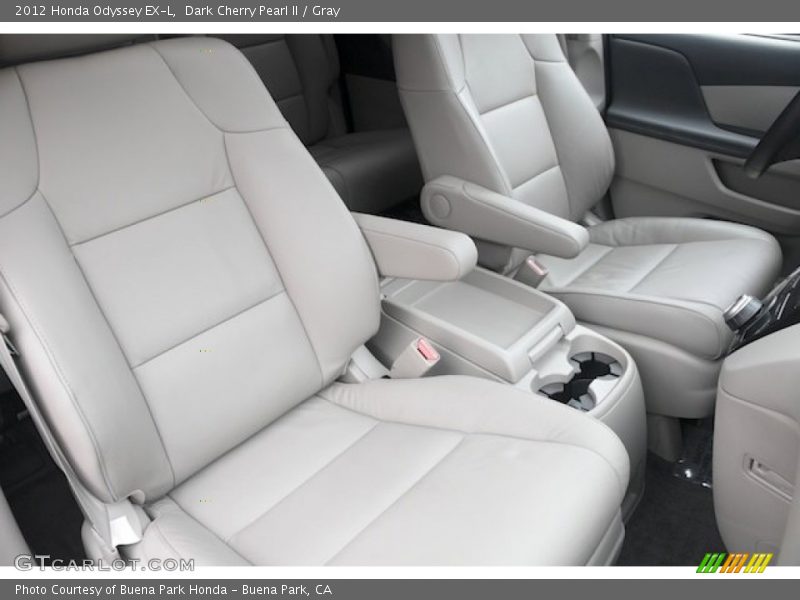 Dark Cherry Pearl II / Gray 2012 Honda Odyssey EX-L