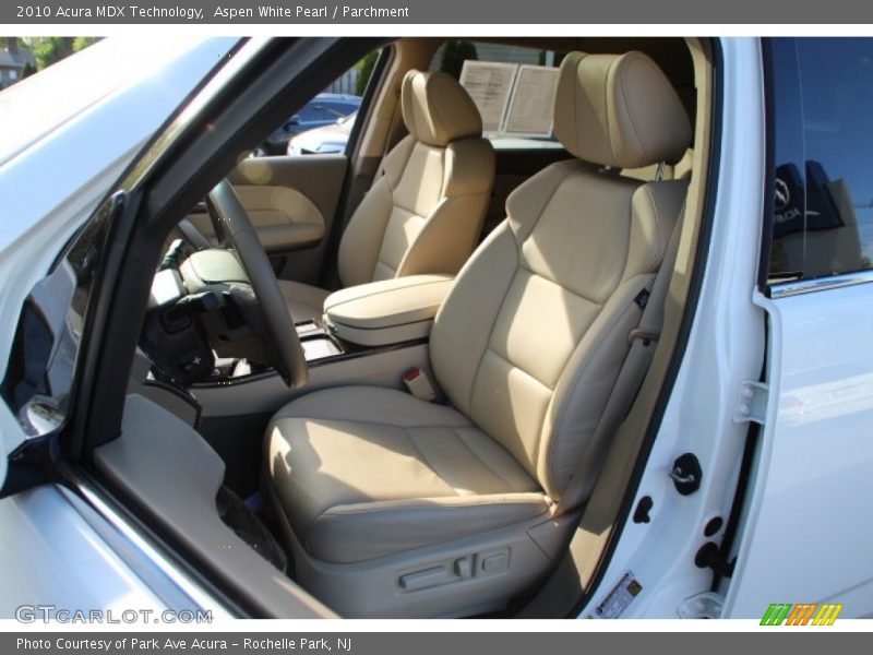 Aspen White Pearl / Parchment 2010 Acura MDX Technology