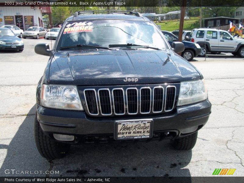 Black / Agate/Light Taupe 2001 Jeep Grand Cherokee Limited 4x4