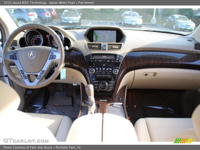 Aspen White Pearl / Parchment 2010 Acura MDX Technology