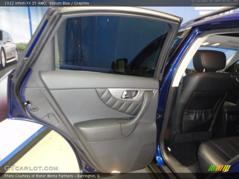 Iridium Blue / Graphite 2012 Infiniti FX 35 AWD