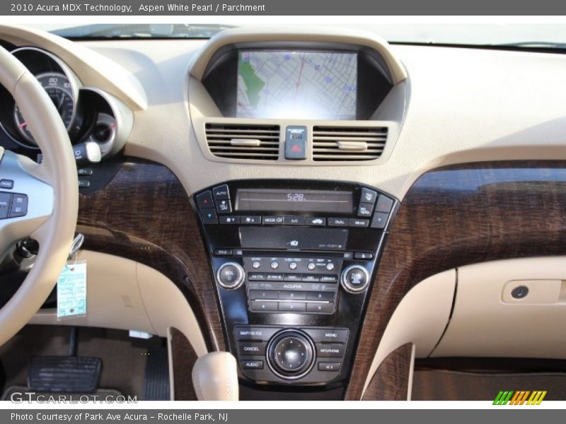 Aspen White Pearl / Parchment 2010 Acura MDX Technology