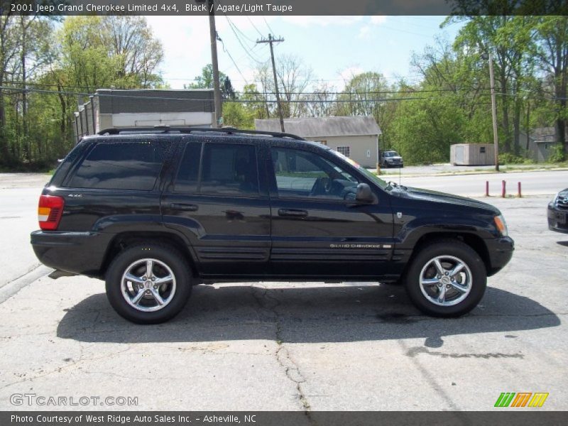 Black / Agate/Light Taupe 2001 Jeep Grand Cherokee Limited 4x4