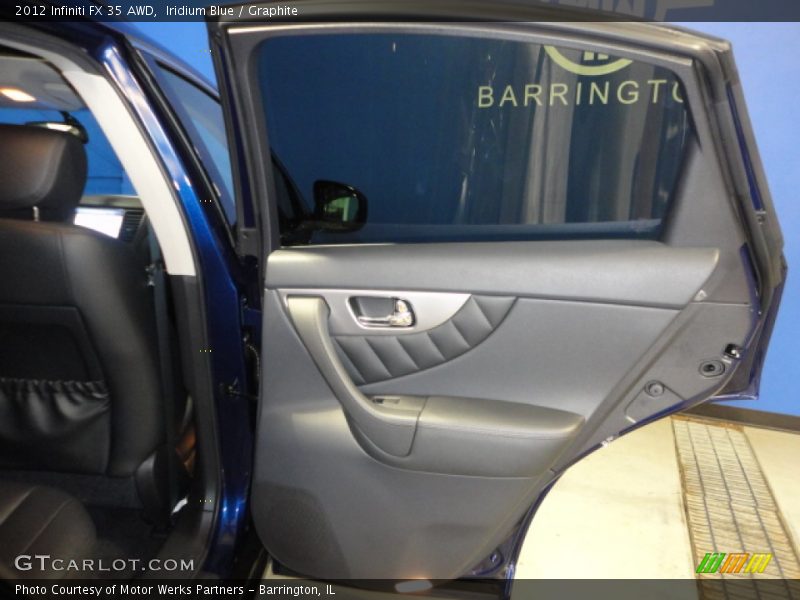Iridium Blue / Graphite 2012 Infiniti FX 35 AWD