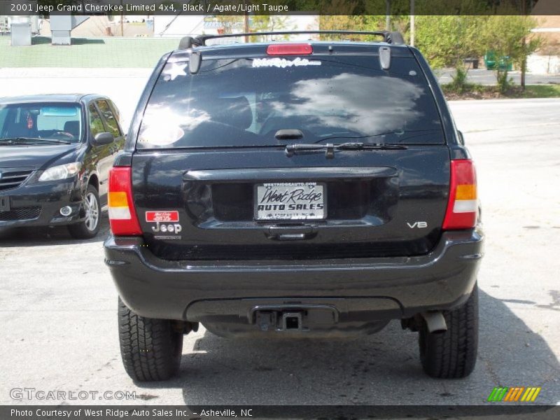 Black / Agate/Light Taupe 2001 Jeep Grand Cherokee Limited 4x4