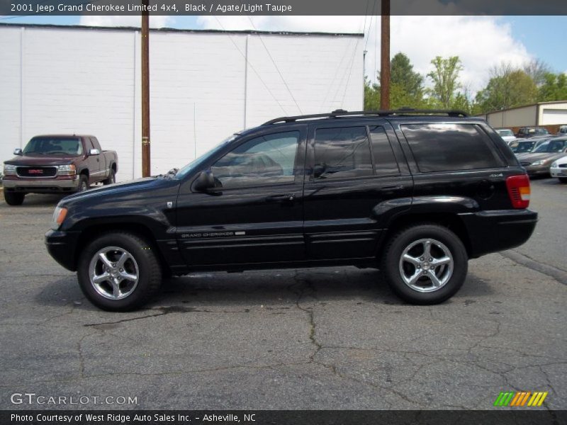 Black / Agate/Light Taupe 2001 Jeep Grand Cherokee Limited 4x4