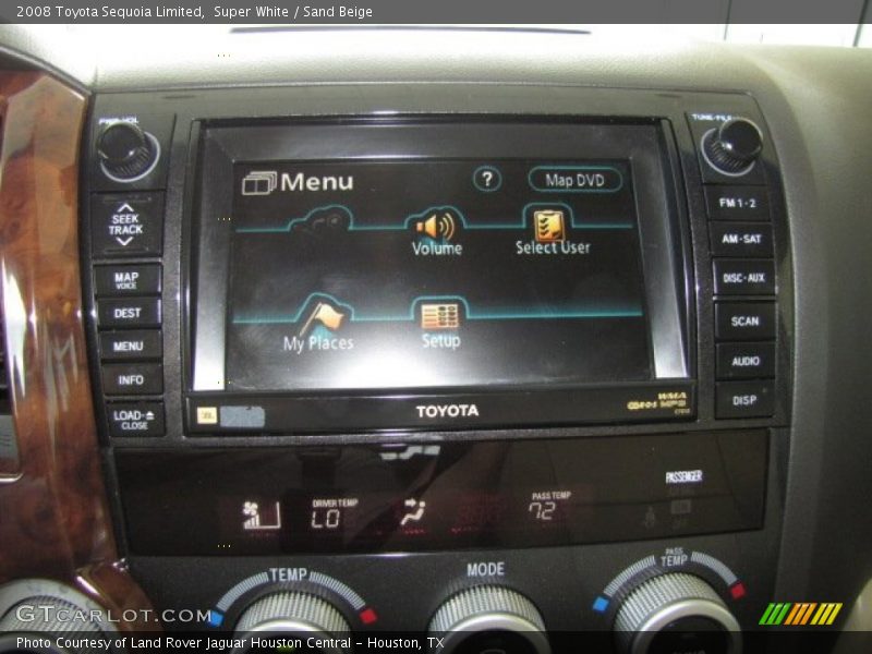 Super White / Sand Beige 2008 Toyota Sequoia Limited