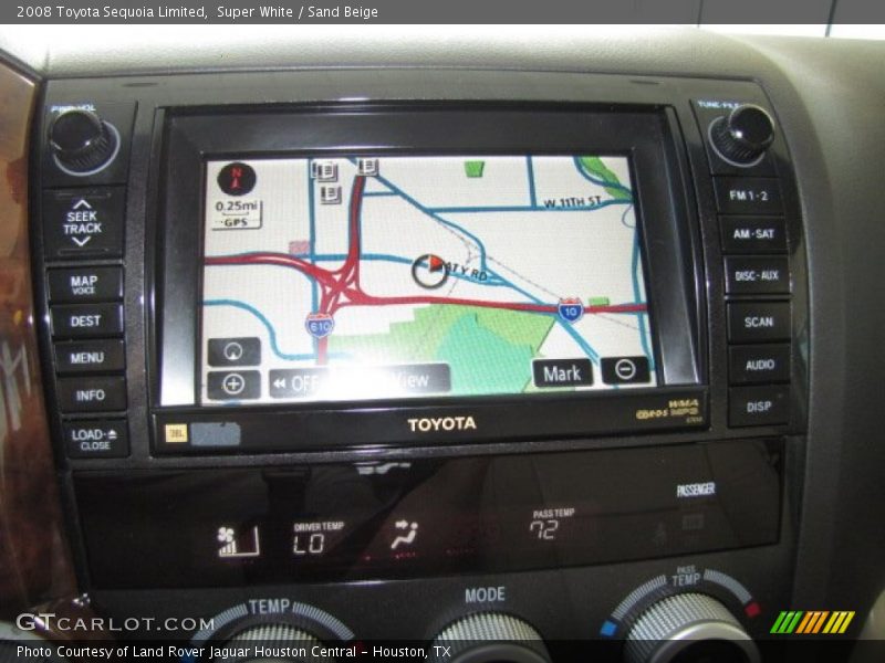 Super White / Sand Beige 2008 Toyota Sequoia Limited