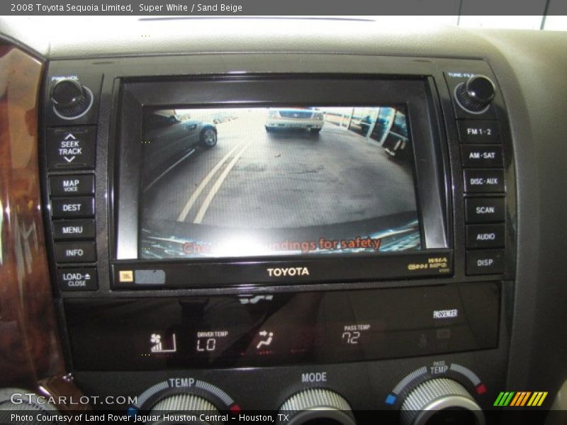 Super White / Sand Beige 2008 Toyota Sequoia Limited