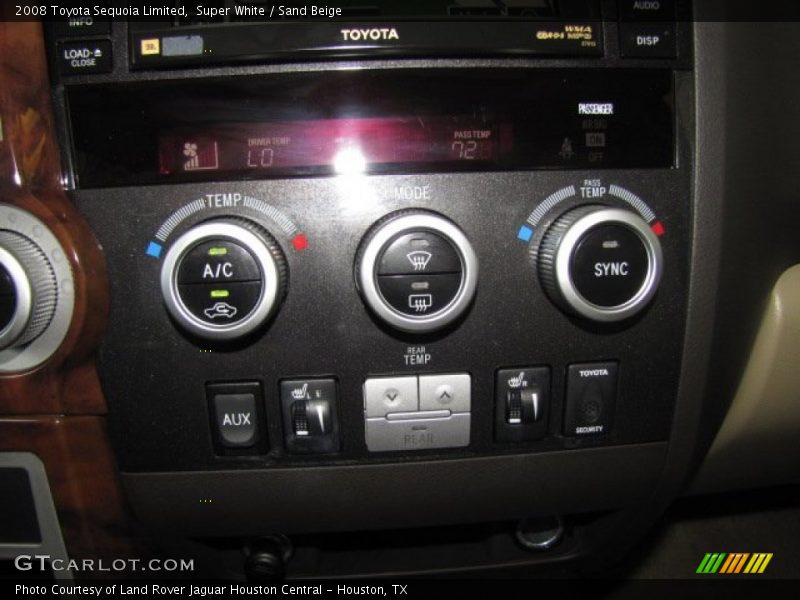 Super White / Sand Beige 2008 Toyota Sequoia Limited