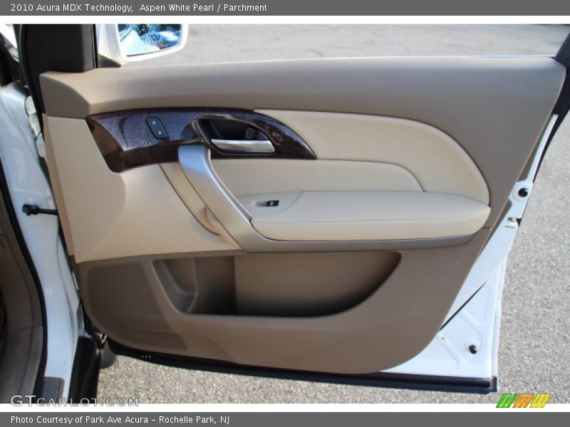 Aspen White Pearl / Parchment 2010 Acura MDX Technology