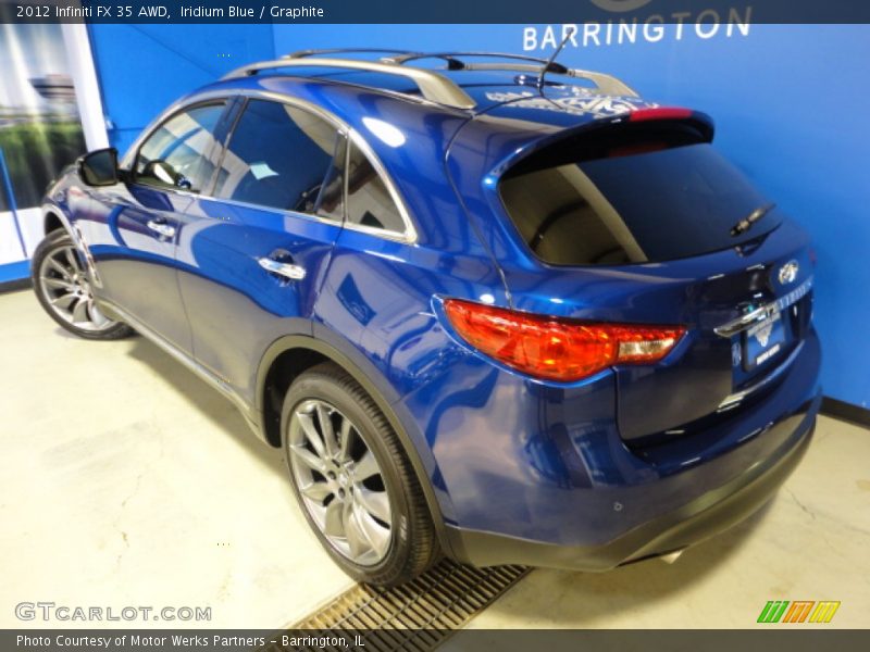 Iridium Blue / Graphite 2012 Infiniti FX 35 AWD