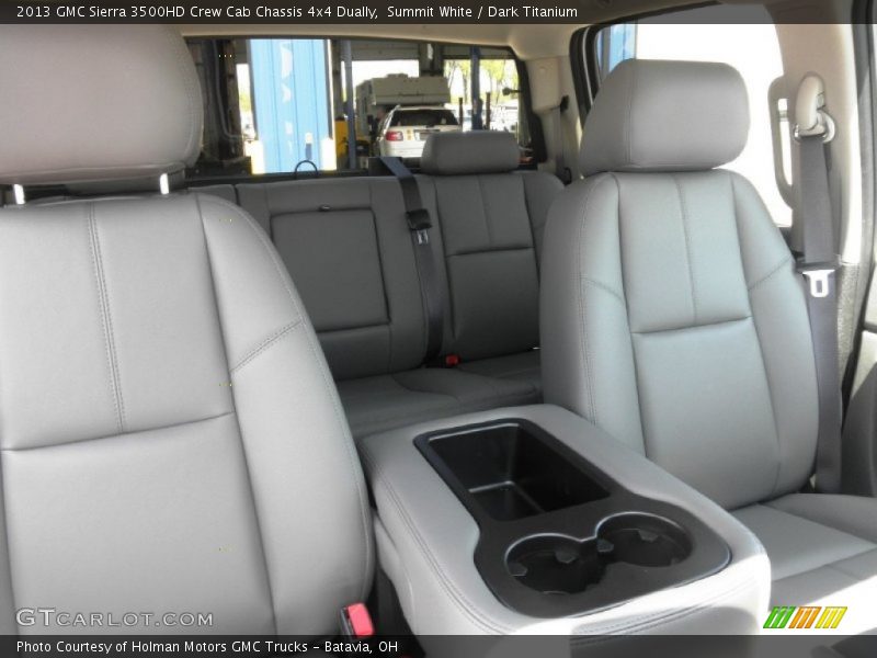 Summit White / Dark Titanium 2013 GMC Sierra 3500HD Crew Cab Chassis 4x4 Dually