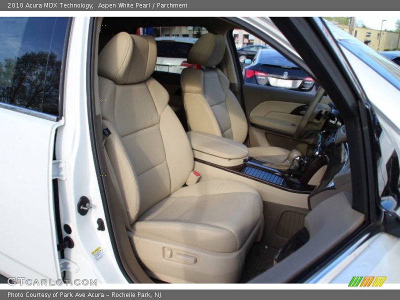 Aspen White Pearl / Parchment 2010 Acura MDX Technology