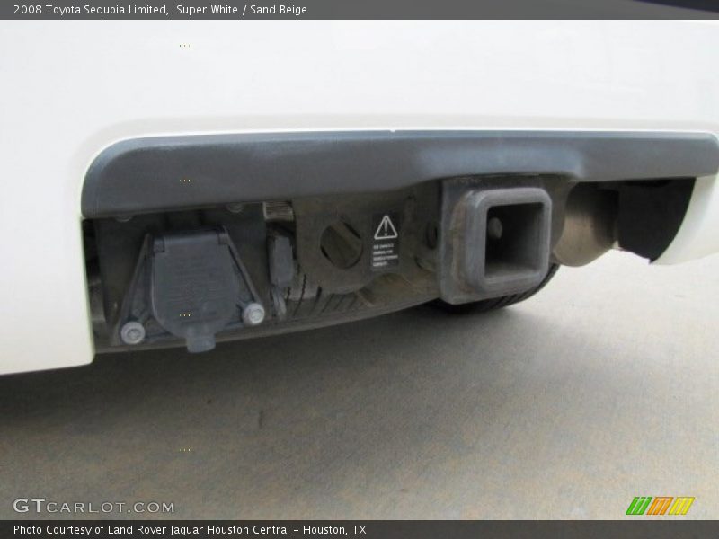 Super White / Sand Beige 2008 Toyota Sequoia Limited