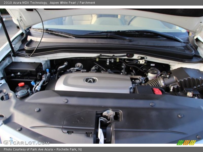 Aspen White Pearl / Parchment 2010 Acura MDX Technology