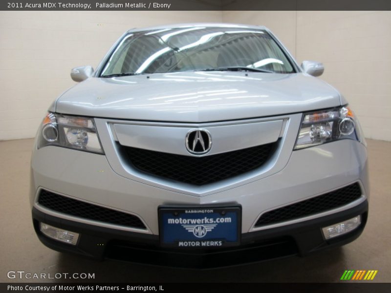 Palladium Metallic / Ebony 2011 Acura MDX Technology