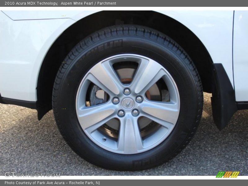 Aspen White Pearl / Parchment 2010 Acura MDX Technology