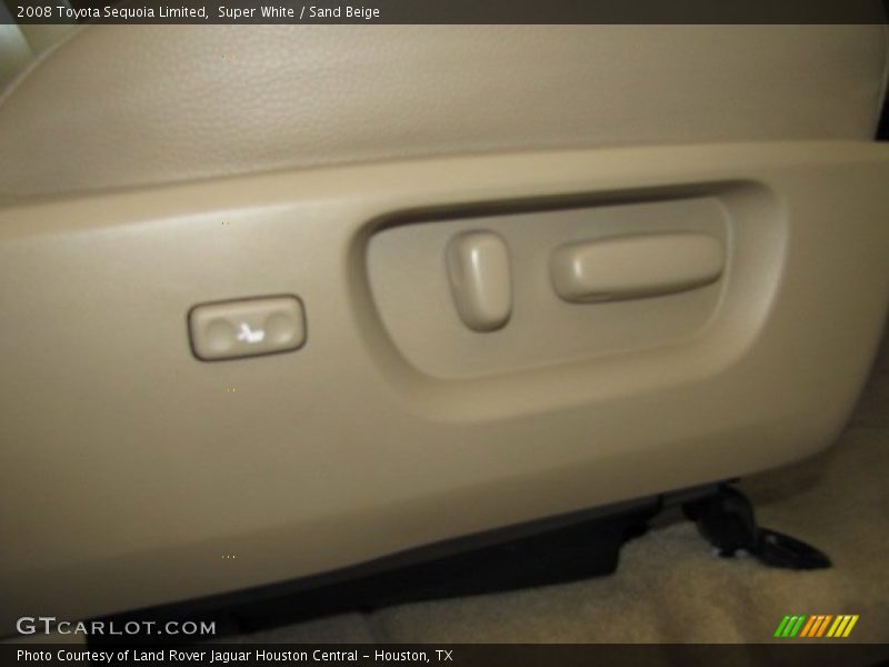 Super White / Sand Beige 2008 Toyota Sequoia Limited