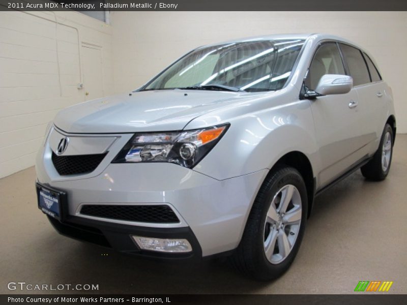 Palladium Metallic / Ebony 2011 Acura MDX Technology