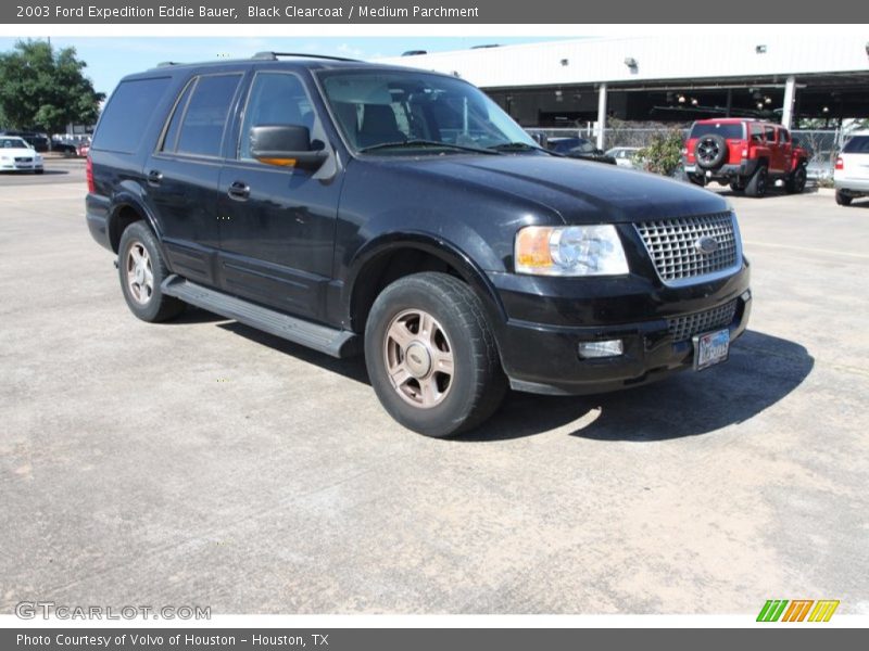 Black Clearcoat / Medium Parchment 2003 Ford Expedition Eddie Bauer