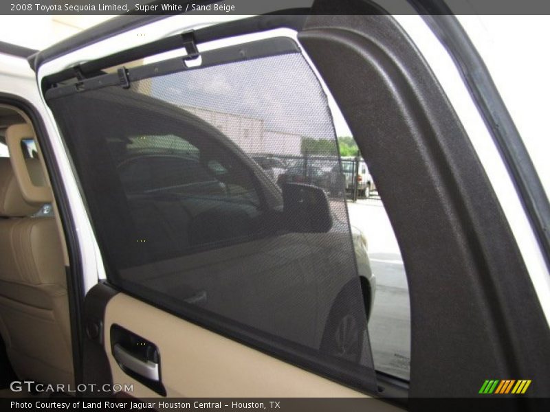 Super White / Sand Beige 2008 Toyota Sequoia Limited