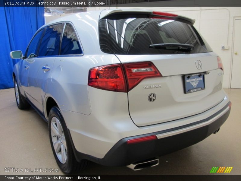 Palladium Metallic / Ebony 2011 Acura MDX Technology