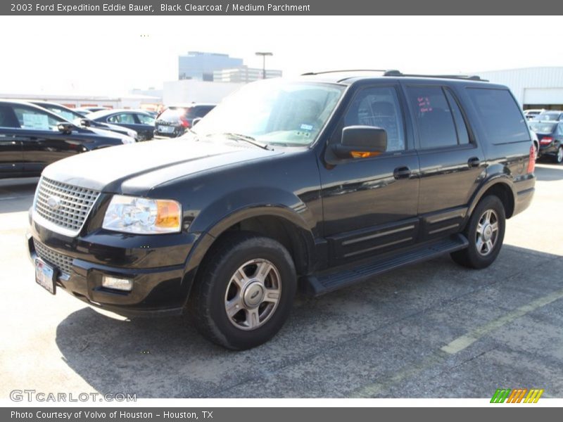 Black Clearcoat / Medium Parchment 2003 Ford Expedition Eddie Bauer