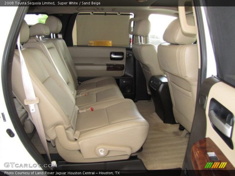 Super White / Sand Beige 2008 Toyota Sequoia Limited