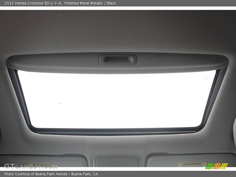 Polished Metal Metallic / Black 2013 Honda Crosstour EX-L V-6