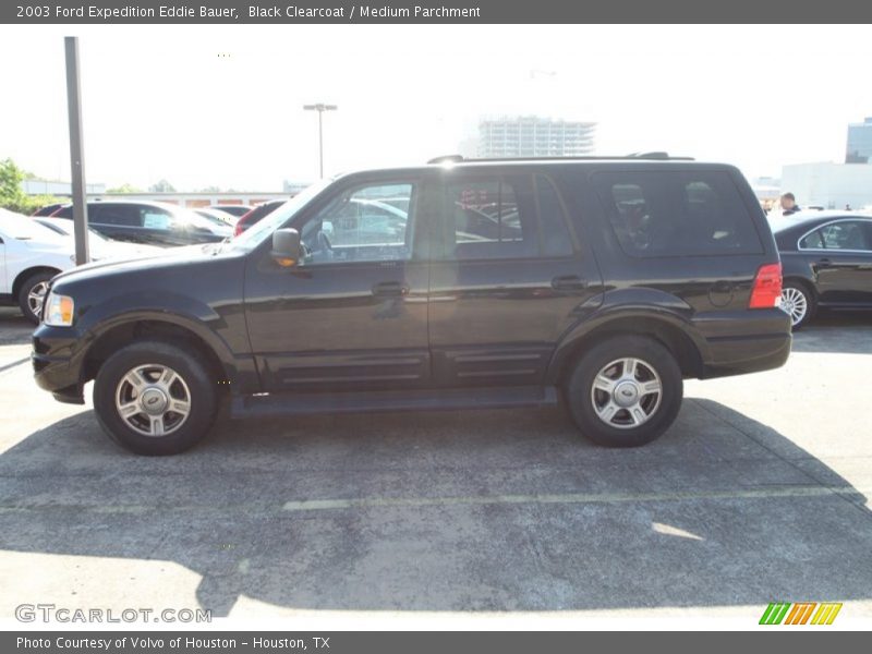 Black Clearcoat / Medium Parchment 2003 Ford Expedition Eddie Bauer