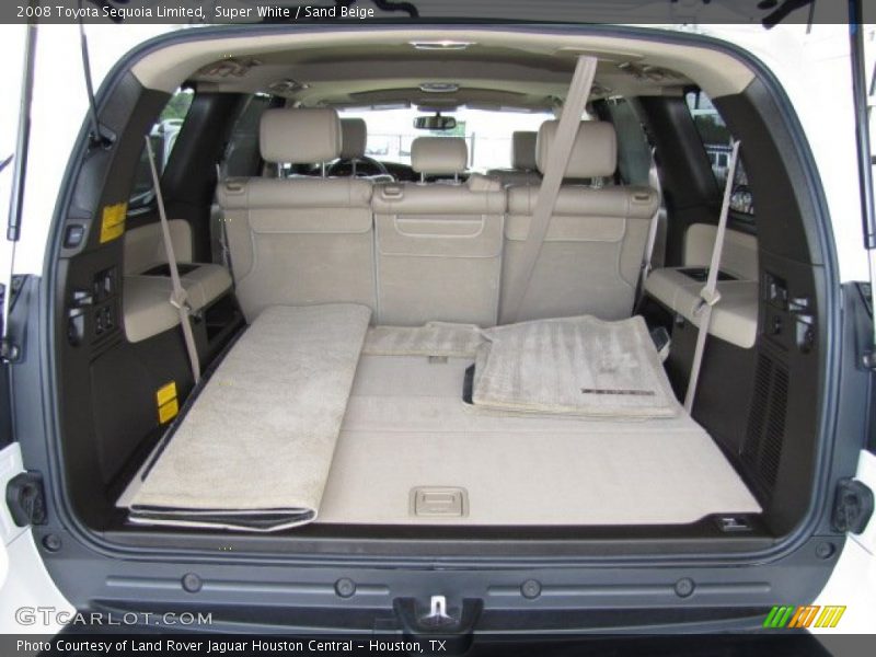 Super White / Sand Beige 2008 Toyota Sequoia Limited