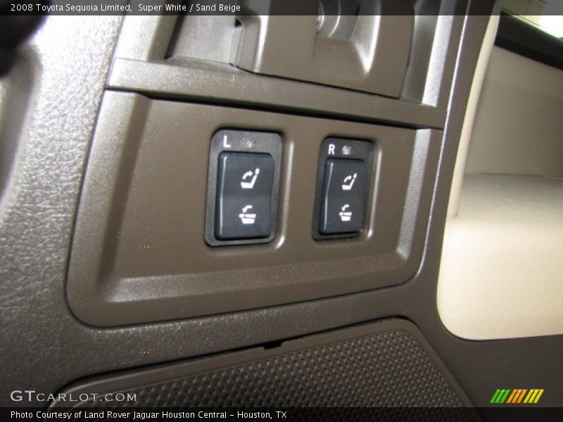 Super White / Sand Beige 2008 Toyota Sequoia Limited