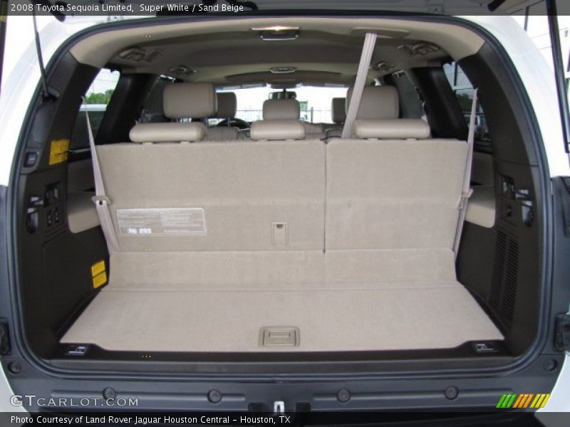 Super White / Sand Beige 2008 Toyota Sequoia Limited