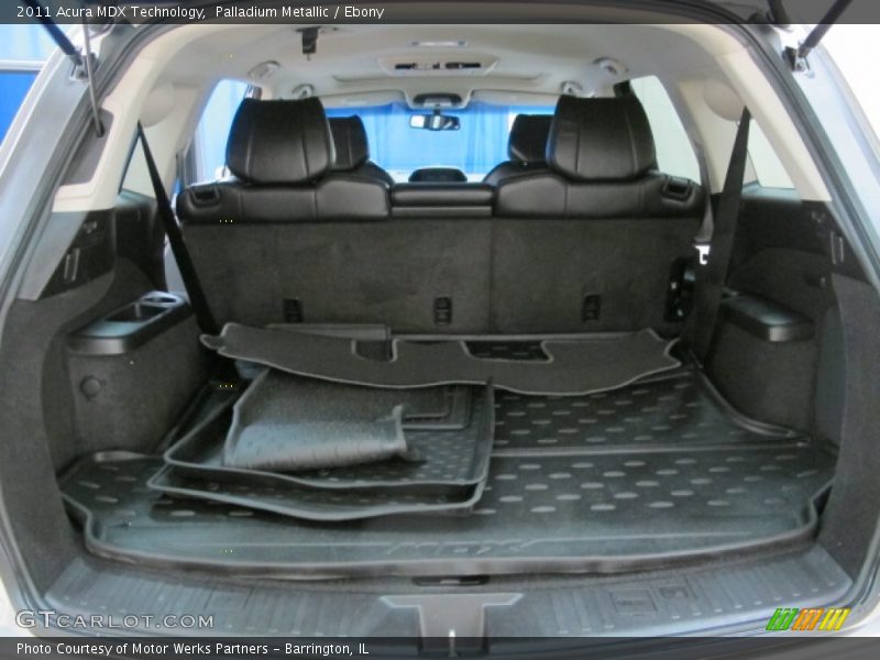 Palladium Metallic / Ebony 2011 Acura MDX Technology