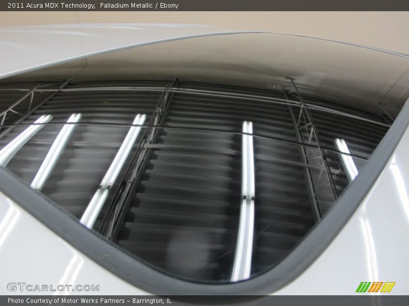 Palladium Metallic / Ebony 2011 Acura MDX Technology
