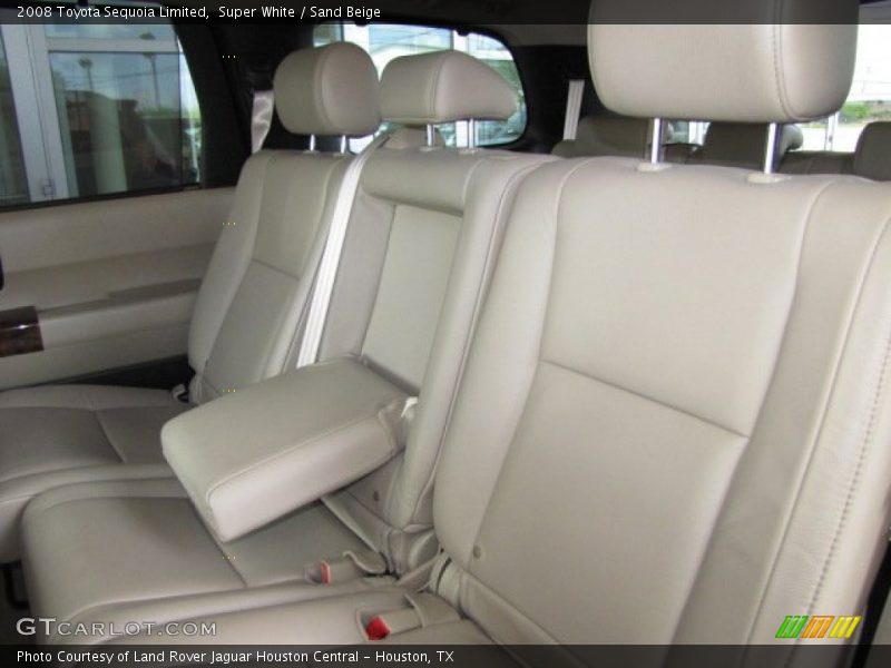 Super White / Sand Beige 2008 Toyota Sequoia Limited