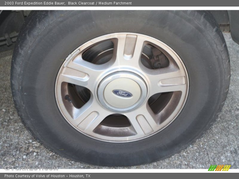 Black Clearcoat / Medium Parchment 2003 Ford Expedition Eddie Bauer