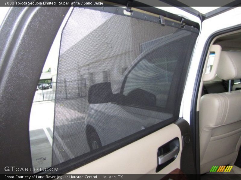 Super White / Sand Beige 2008 Toyota Sequoia Limited