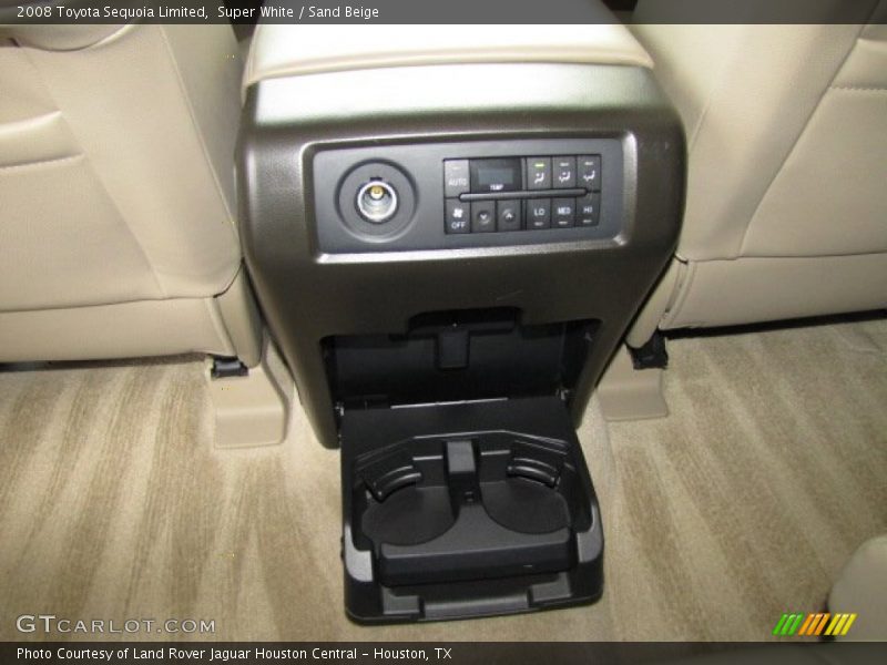 Super White / Sand Beige 2008 Toyota Sequoia Limited