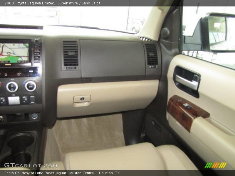 Super White / Sand Beige 2008 Toyota Sequoia Limited