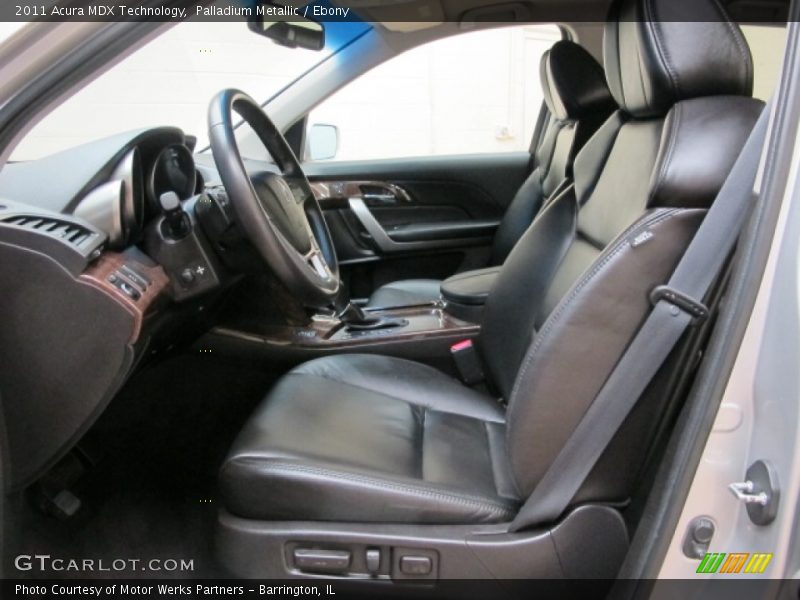 Palladium Metallic / Ebony 2011 Acura MDX Technology