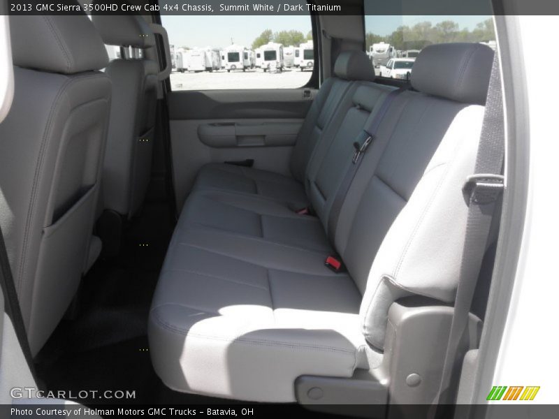 Summit White / Dark Titanium 2013 GMC Sierra 3500HD Crew Cab 4x4 Chassis