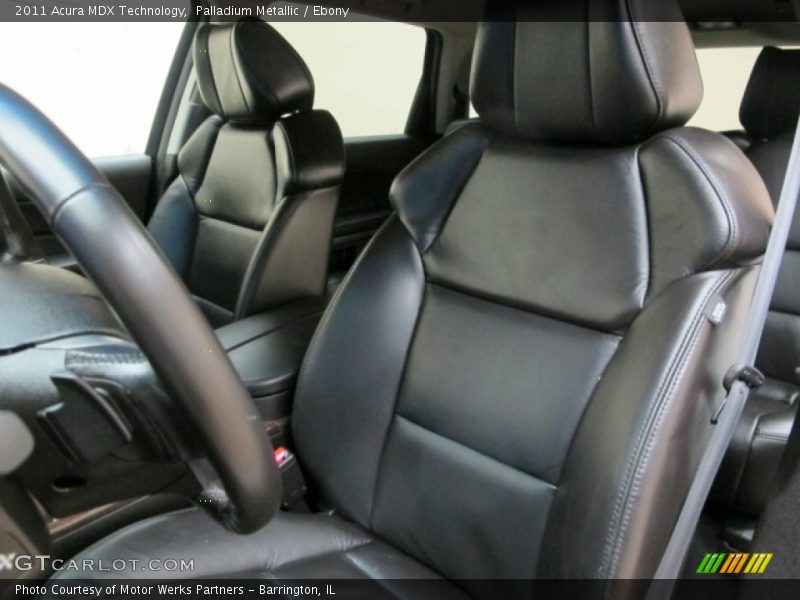 Palladium Metallic / Ebony 2011 Acura MDX Technology
