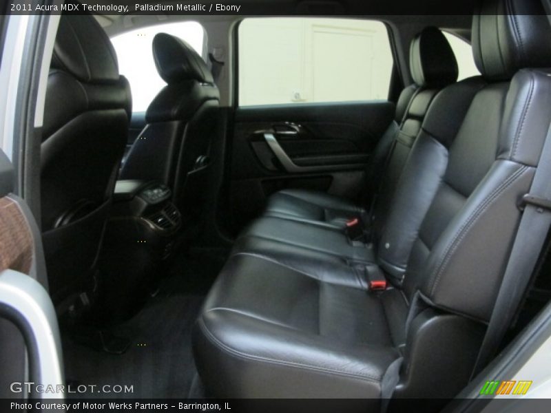 Palladium Metallic / Ebony 2011 Acura MDX Technology